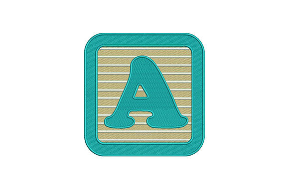 Cute Alphabet Embroidery